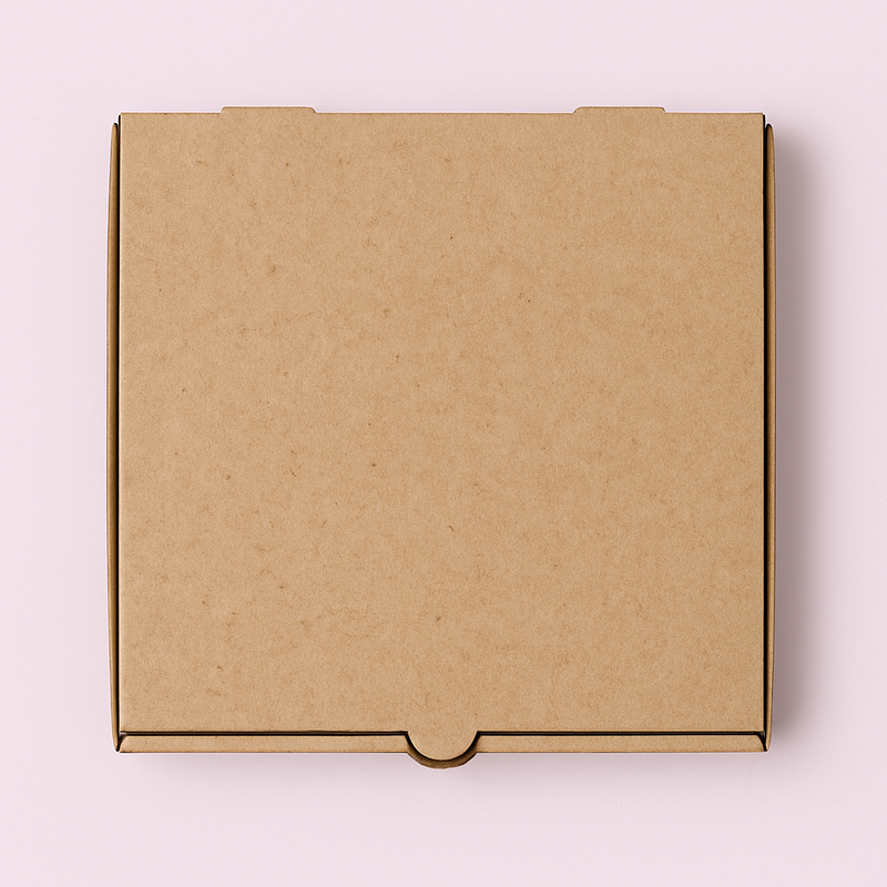 Pizzakarton 24cm x 24cm x 4cm bedruckt