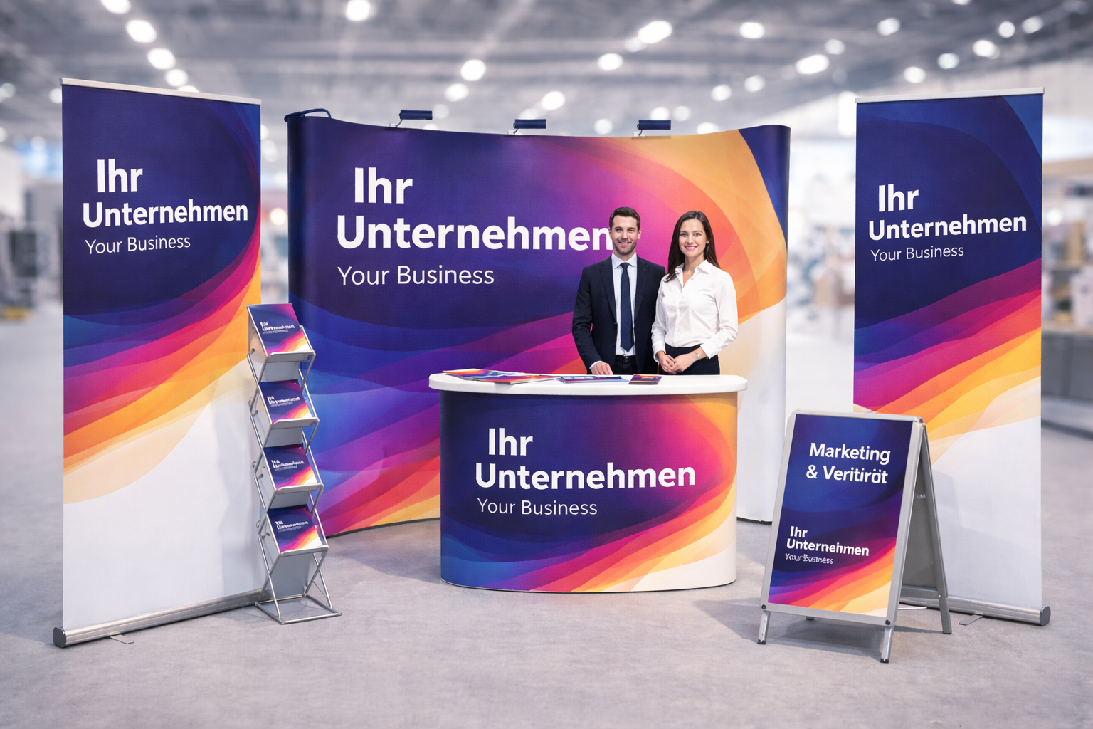 Displaylösungen & Messeausstattung für Unternehmen – sichtbar präsentieren