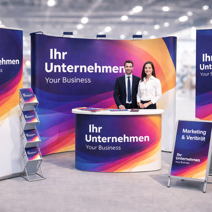 Displaylösungen & Messeausstattung für Unternehmen – sichtbar präsentieren