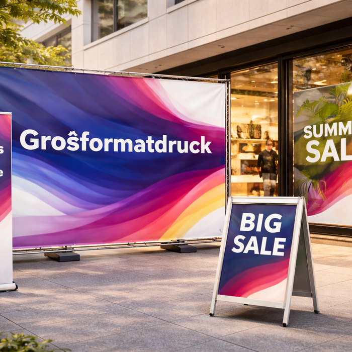 Großformatdruck für Unternehmen – Banner, Poster und visuelle Reichweite